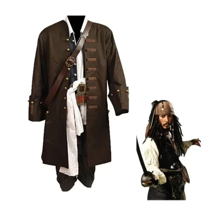 Captain Jack Sparrow Cosplay Costume